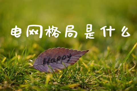 电网格局是什么_https://m.15771688.com_期货开户_第1张