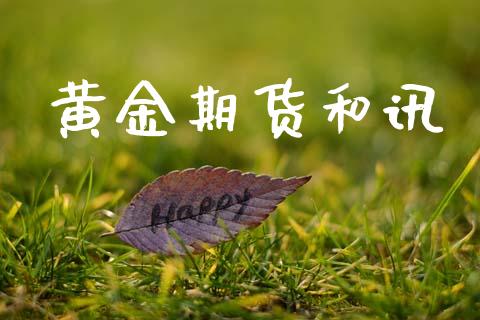 黄金期货和讯_https://m.15771688.com_期货手续费_第1张