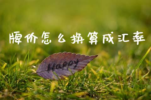 牌价怎么换算成汇率_https://m.15771688.com_期货手续费_第1张