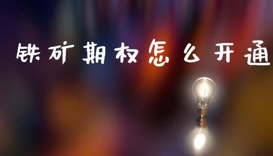 铁矿期权怎么开通_https://m.15771688.com_期货开户_第1张