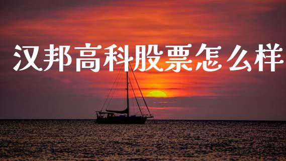 汉邦高科股票怎么样_https://m.15771688.com_期货开户_第1张