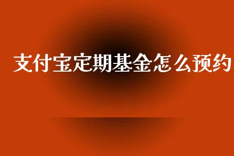 支付宝定期基金怎么预约_https://m.15771688.com_美国道指_第1张