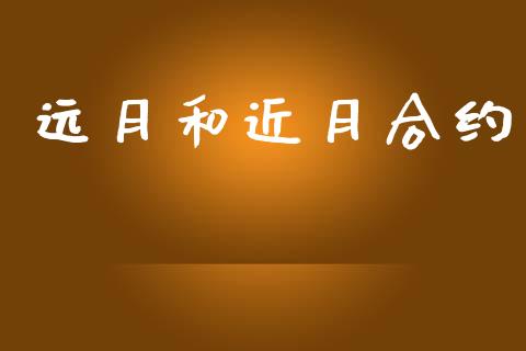 远月和近月合约_https://m.15771688.com_期货手续费_第1张
