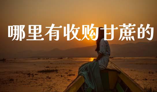 哪里有收购甘蔗的_https://m.15771688.com_期货手续费_第1张