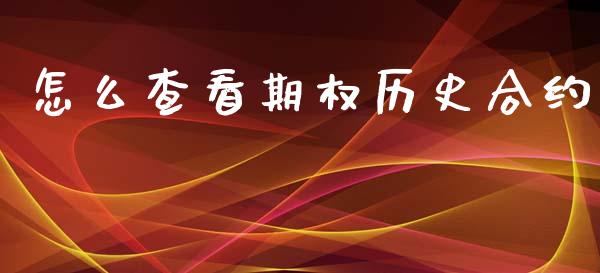 怎么查看期权历史合约_https://m.15771688.com_美国道指_第1张
