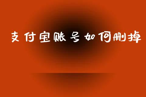 支付宝账号如何删掉_https://m.15771688.com_道指实时行情_第1张