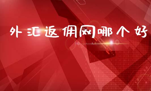 外汇返佣网哪个好_https://m.15771688.com_期货手续费_第1张