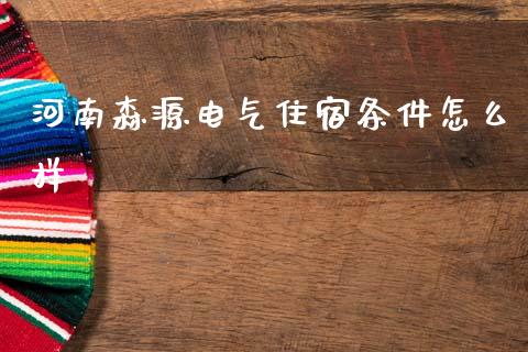 河南森源电气住宿条件怎么样_https://m.15771688.com_美国道指_第1张