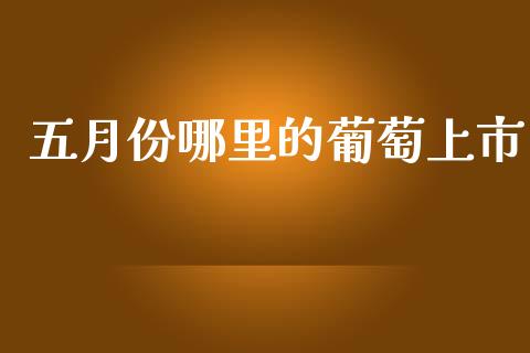五月份哪里的葡萄上市_https://m.15771688.com_美国道指_第1张