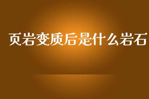 页岩变质后是什么岩石_https://m.15771688.com_期货手续费_第1张