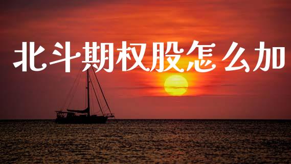 北斗期权股怎么加_https://m.15771688.com_美国道指_第1张