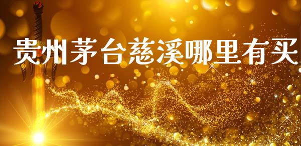 贵州茅台慈溪哪里有买_https://m.15771688.com_期货开户_第1张
