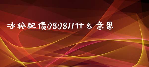 冰轮配债080811什么意思_https://m.15771688.com_美国道指_第1张