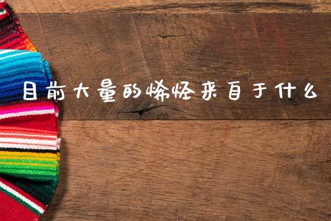 目前大量的烯烃来自于什么_https://m.15771688.com_道指实时行情_第1张