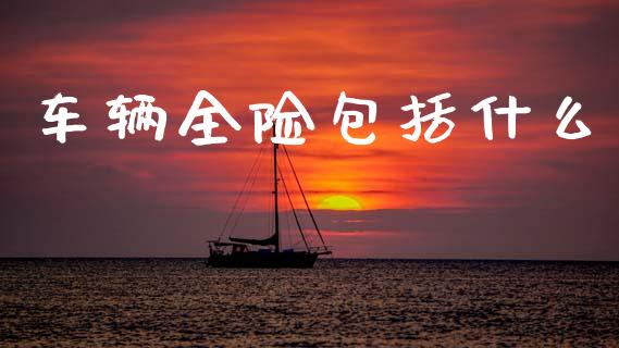 车辆全险包括什么_https://m.15771688.com_美国道指_第1张