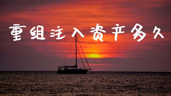 重组注入资产多久_https://m.15771688.com_期货开户_第1张
