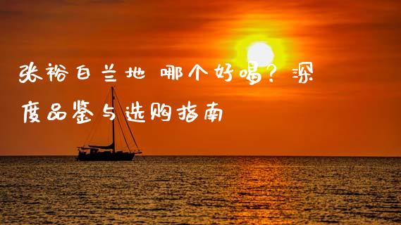 张裕白兰地 哪个好喝？深度品鉴与选购指南_https://m.15771688.com_期货手续费_第1张