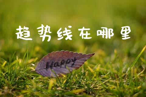 趋势线在哪里_https://m.15771688.com_道指实时行情_第1张