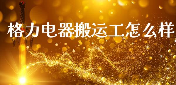 格力电器搬运工怎么样_https://m.15771688.com_期货手续费_第1张