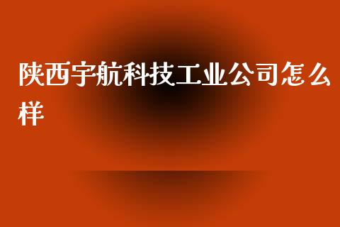 陕西宇航科技工业公司怎么样_https://m.15771688.com_期货开户_第1张