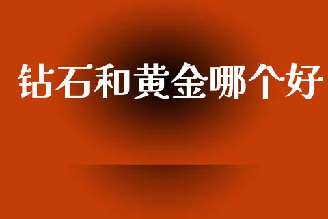 钻石和黄金哪个好_https://m.15771688.com_期货手续费_第1张