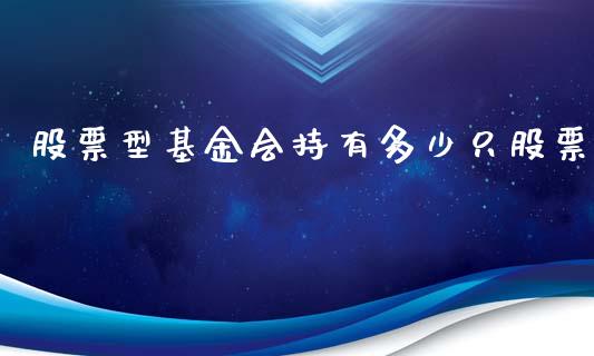 股票型基金会持有多少只股票_https://m.15771688.com_美国道指_第1张