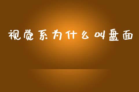 视觉系为什么叫盘面_https://m.15771688.com_道指实时行情_第1张