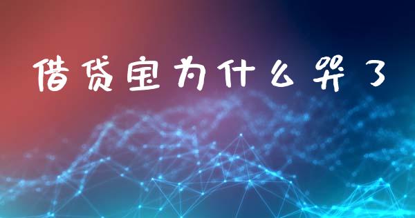 借贷宝为什么哭了_https://m.15771688.com_道指实时行情_第1张