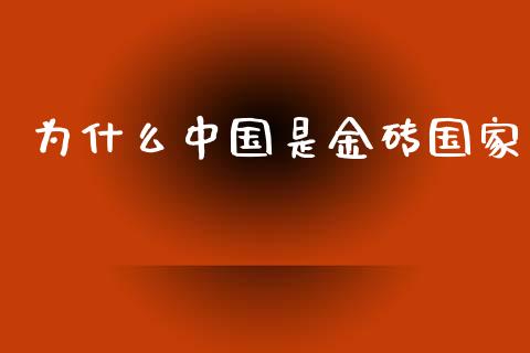 为什么中国是金砖国家_https://m.15771688.com_期货手续费_第1张