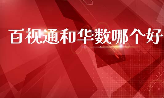 百视通和华数哪个好_https://m.15771688.com_道指实时行情_第1张