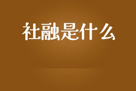 社融是什么_https://m.15771688.com_美国道指_第1张