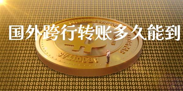 国外跨行转账多久能到_https://m.15771688.com_期货手续费_第1张