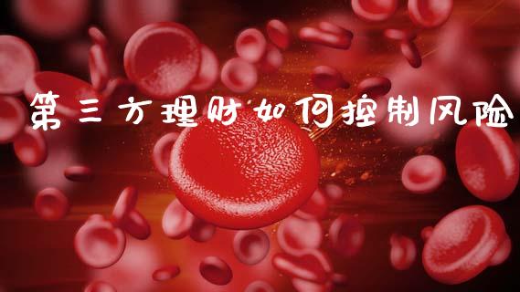 第三方理财如何控制风险_https://m.15771688.com_期货开户_第1张