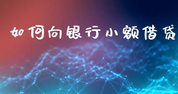 如何向银行小额借贷_https://m.15771688.com_道指实时行情_第1张
