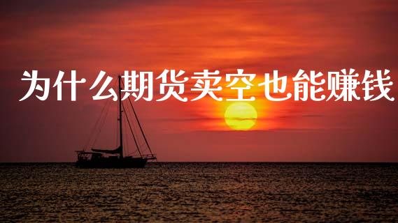 为什么期货卖空也能赚钱_https://m.15771688.com_美国道指_第1张