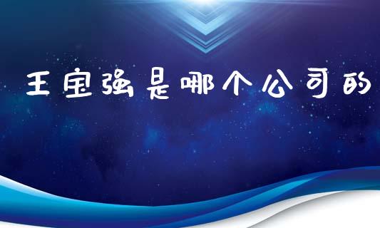 王宝强是哪个公司的_https://m.15771688.com_期货开户_第1张