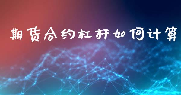期货合约杠杆如何计算_https://m.15771688.com_美国道指_第1张