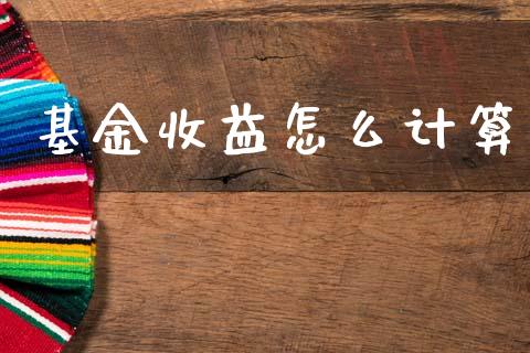 基金收益怎么计算_https://m.15771688.com_道指实时行情_第1张