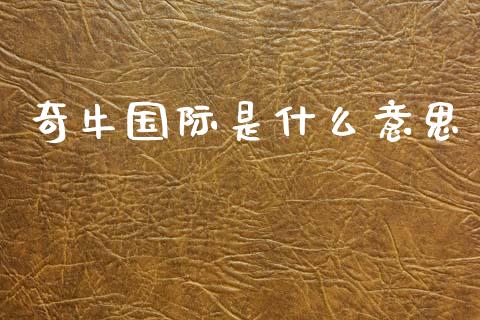 奇牛国际是什么意思_https://m.15771688.com_期货开户_第1张