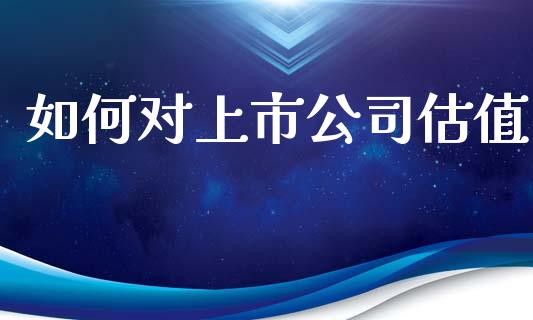 如何对上市公司估值_https://m.15771688.com_期货开户_第1张