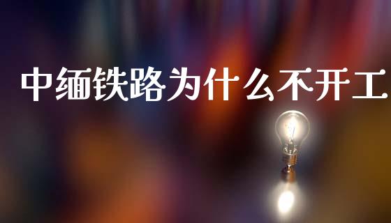 中缅铁路为什么不开工_https://m.15771688.com_美国道指_第1张