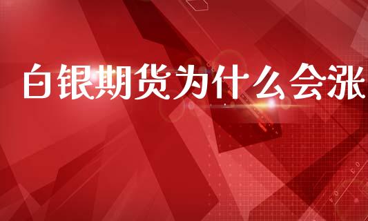 白银期货为什么会涨_https://m.15771688.com_期货手续费_第1张