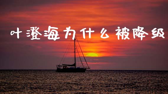 叶澄海为什么被降级_https://m.15771688.com_美国道指_第1张