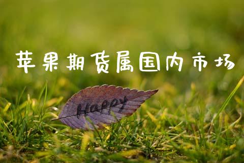 苹果期货属国内市场_https://m.15771688.com_期货开户_第1张