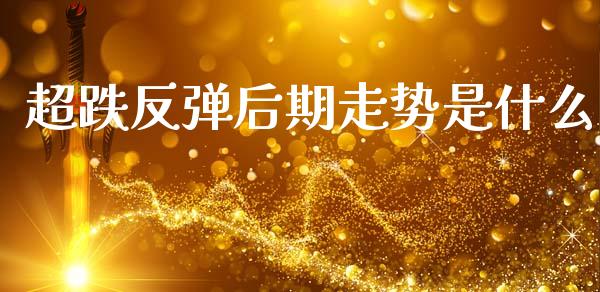 超跌反弹后期走势是什么_https://m.15771688.com_美国道指_第1张