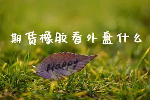 期货橡胶看外盘什么_https://m.15771688.com_道指实时行情_第1张