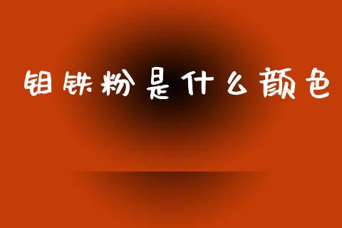 钼铁粉是什么颜色_https://m.15771688.com_期货手续费_第1张