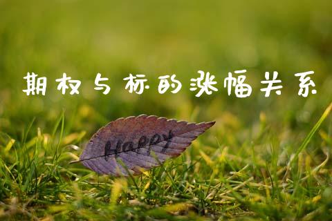 期权与标的涨幅关系_https://m.15771688.com_道指实时行情_第1张