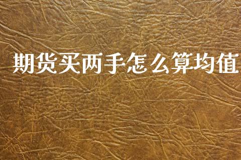 期货买两手怎么算均值_https://m.15771688.com_道指实时行情_第1张