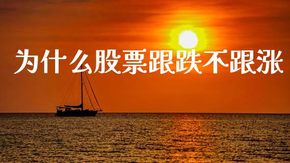 为什么股票跟跌不跟涨_https://m.15771688.com_期货手续费_第1张